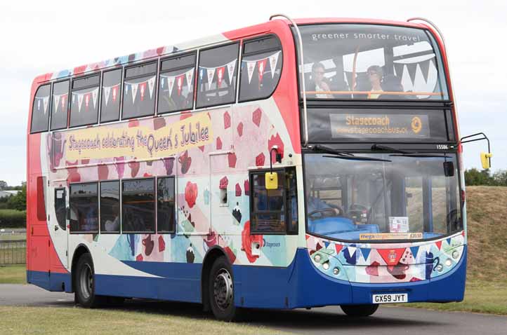 Stagecoach South Scania N230D Alexander Dennis Enviro400 15586